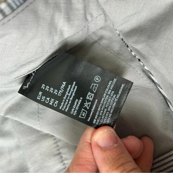 H&M slim fit plaid pant - Picture 8 of 8